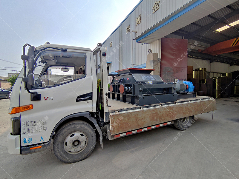 2PGC600X750雙齒輥破碎機發貨圖（tú）片_發（fā）往（wǎng）湖南婁底_破碎煤塊